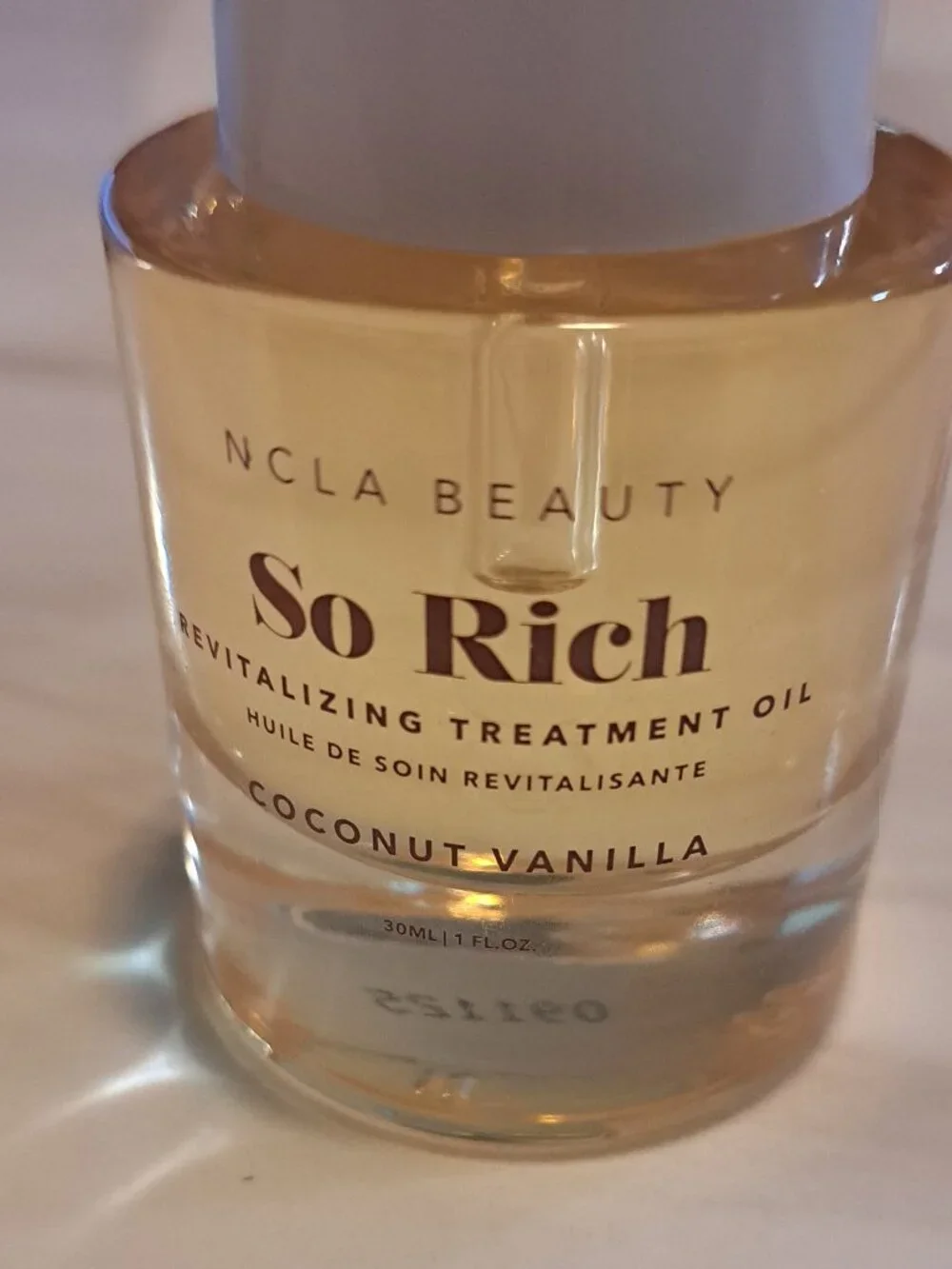 NCLA BEAUTY SO RICH REVITALIZING TREATMENT OIL- COCONUT VANILLA